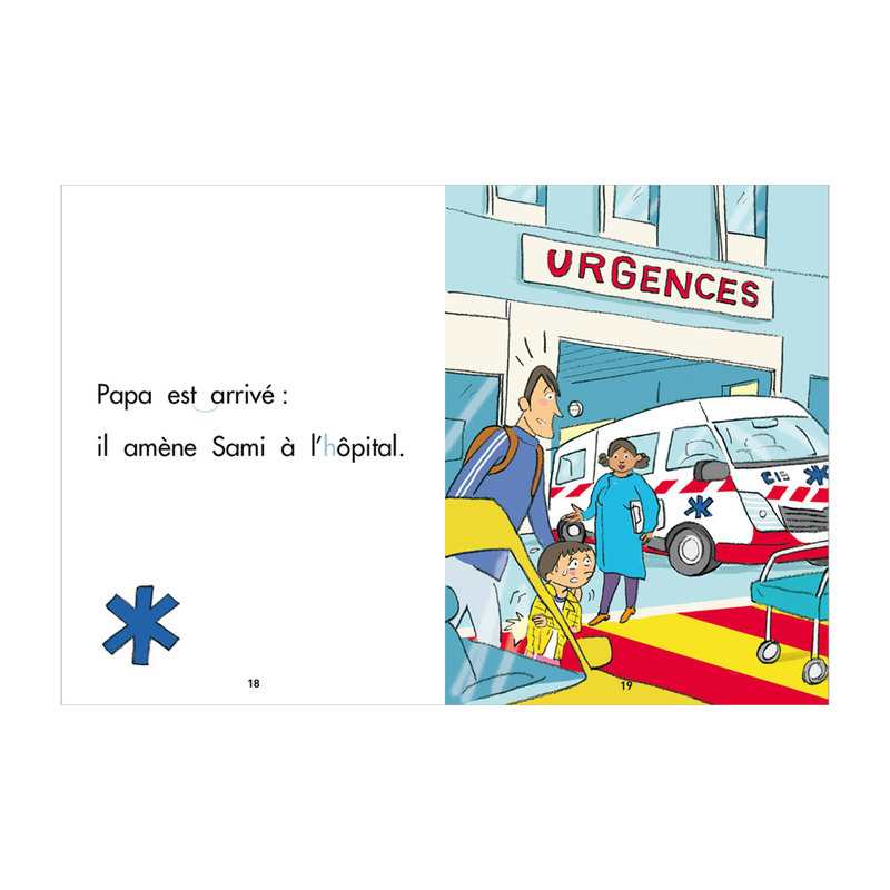 Livre Sami et Julie, Sam à l'hôpital - Hachette Education