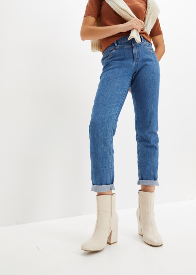 Komfort-Stretch-Jeans, Straight Fit