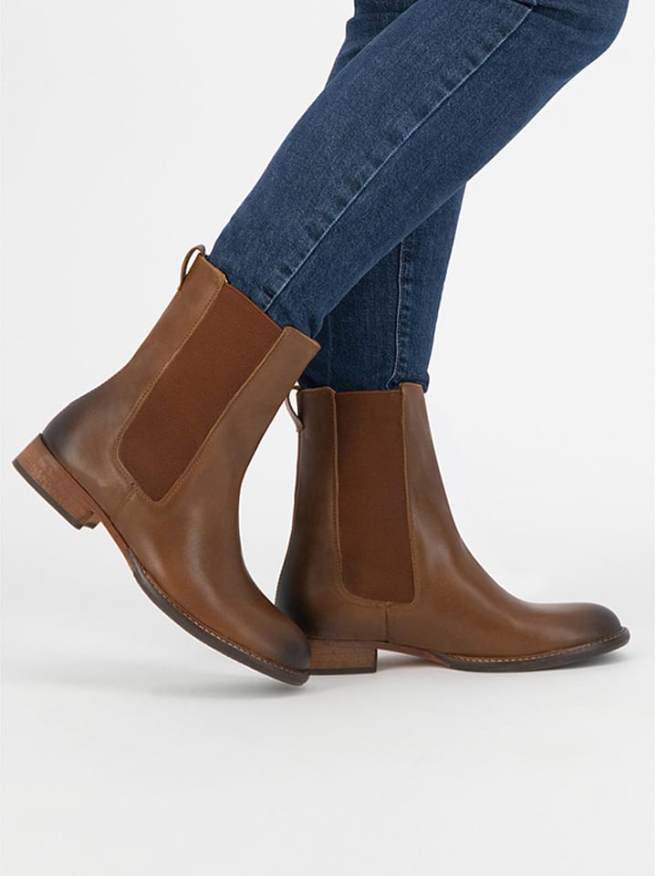 mysa Leder-Chelsea-Boots 