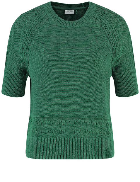 Kurzarmpullover aus Sommerstrick