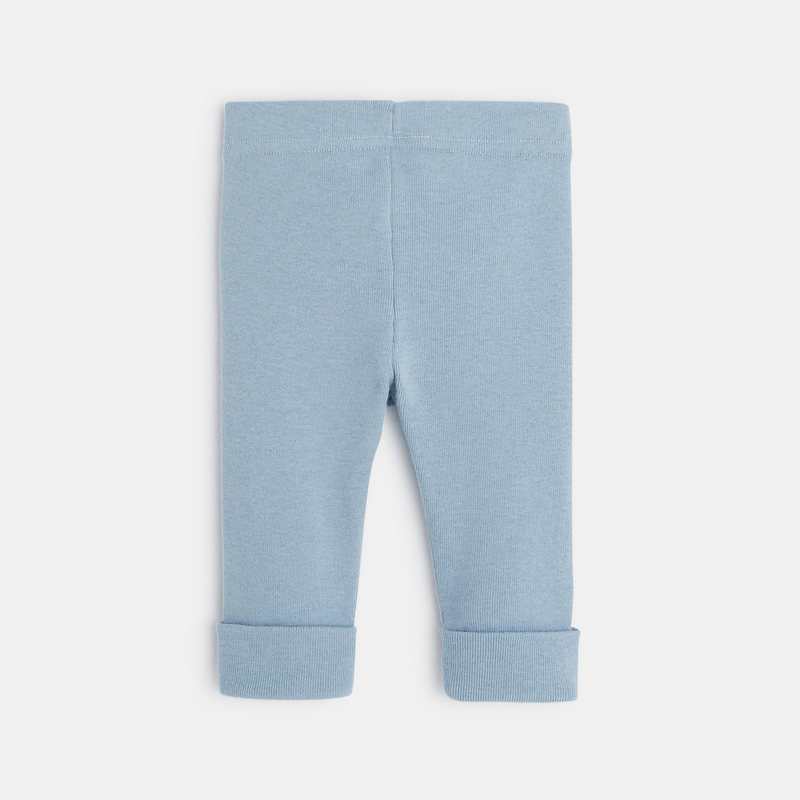 Legging en coton bio et laine bébé