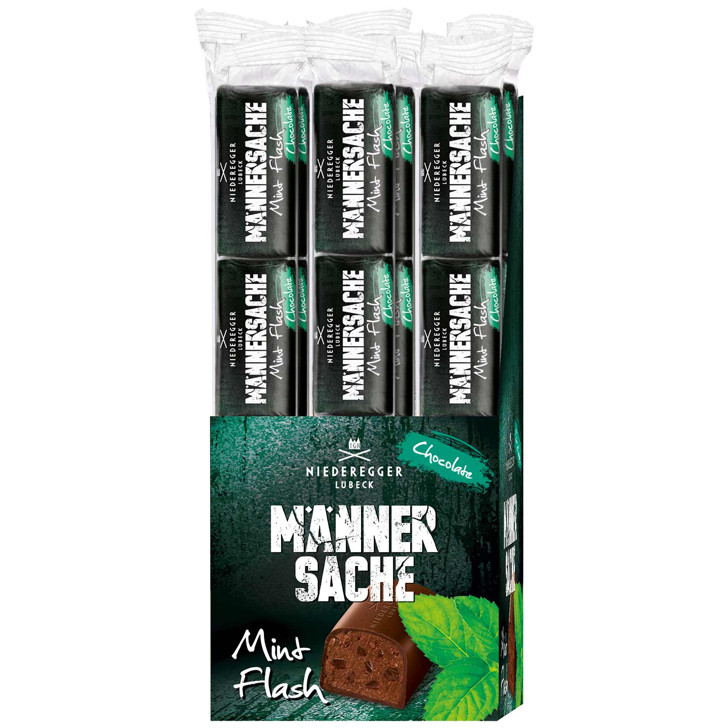 Niederegger Männersache Mint Flash Chocolate 4x12,5g