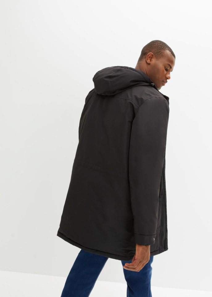 Essential-Hybrid-Thermo-Parka mit recycelter Daune, innen gesteppt