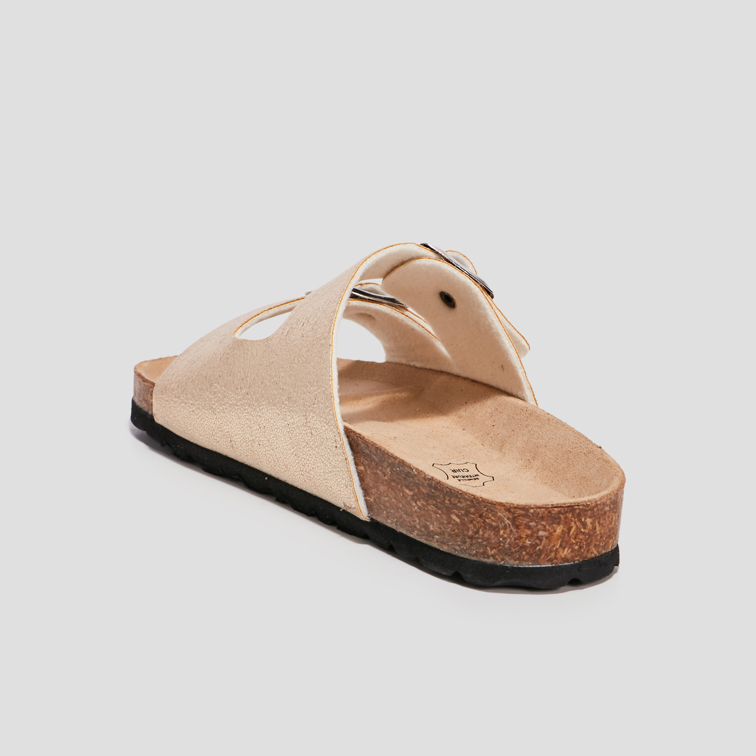 Mules jaune or femme | La Halle