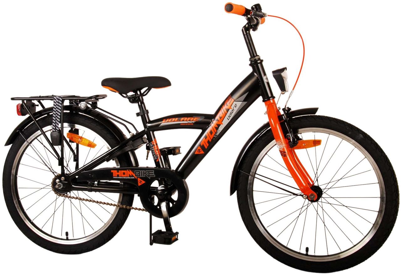 Volare Thombike Kinderfahrrad - Jungen - 20 Zoll - Schwarz Orange