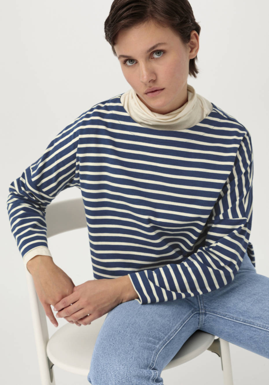 Ringel-Shirt aus reiner Bio-Baumwolle