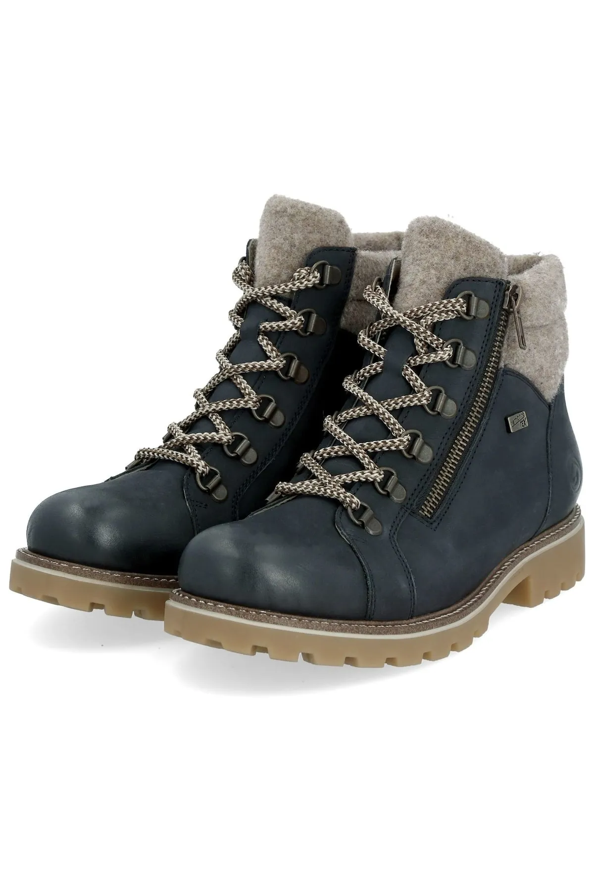 Remonte  Stiefelette - Blau - Blockabsatz