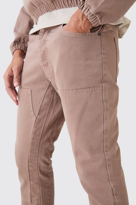 Slim-Fit Schlagjeans