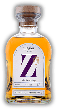 Ziegler Alte Zwetschge Brand 0,5 Liter Ziegler Alte Zwetschge Brand 0,5 Liter Im Holzfass gereift.  0,5	 Liter - Vol 43%