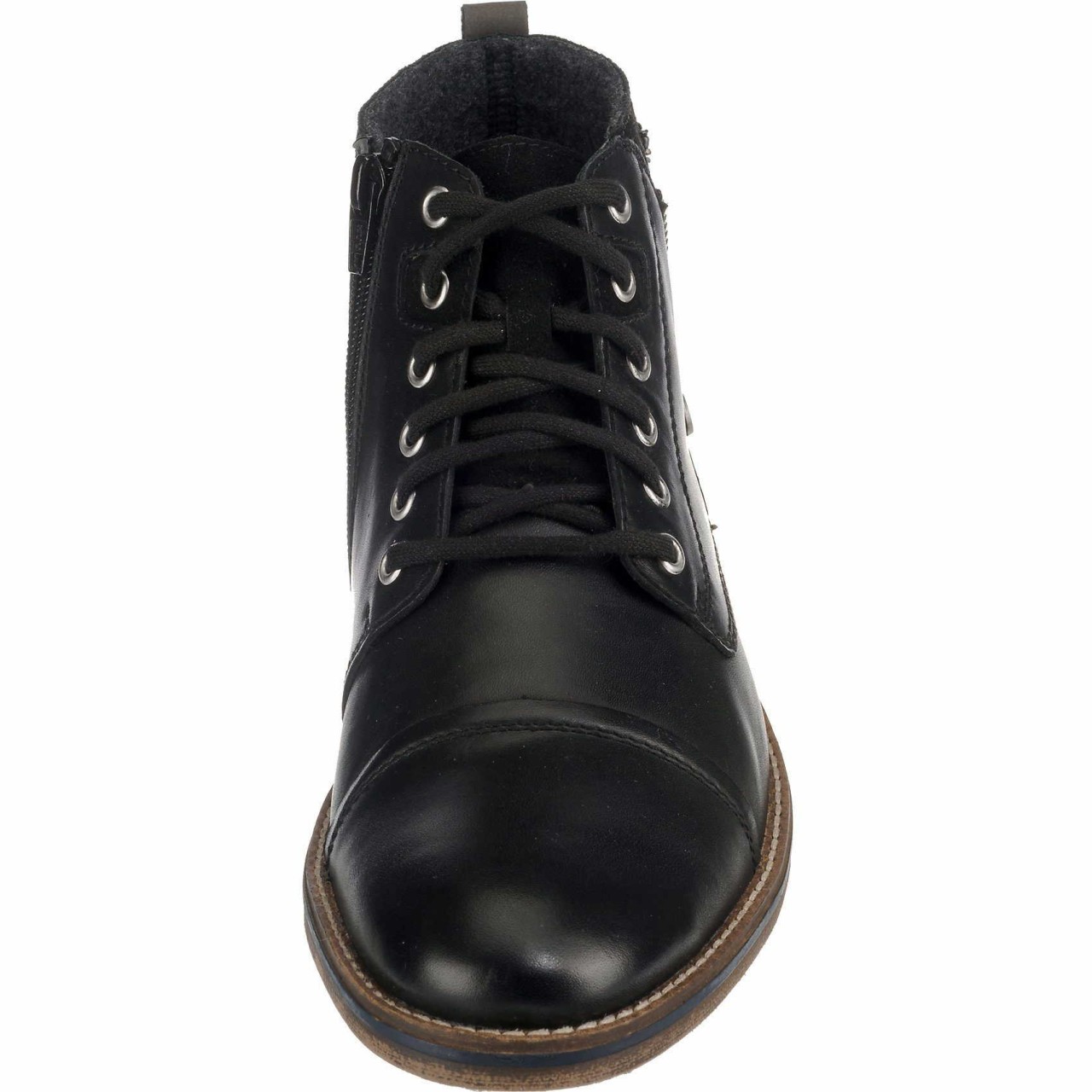 RIEKER Schnür-Stiefeletten schwarz