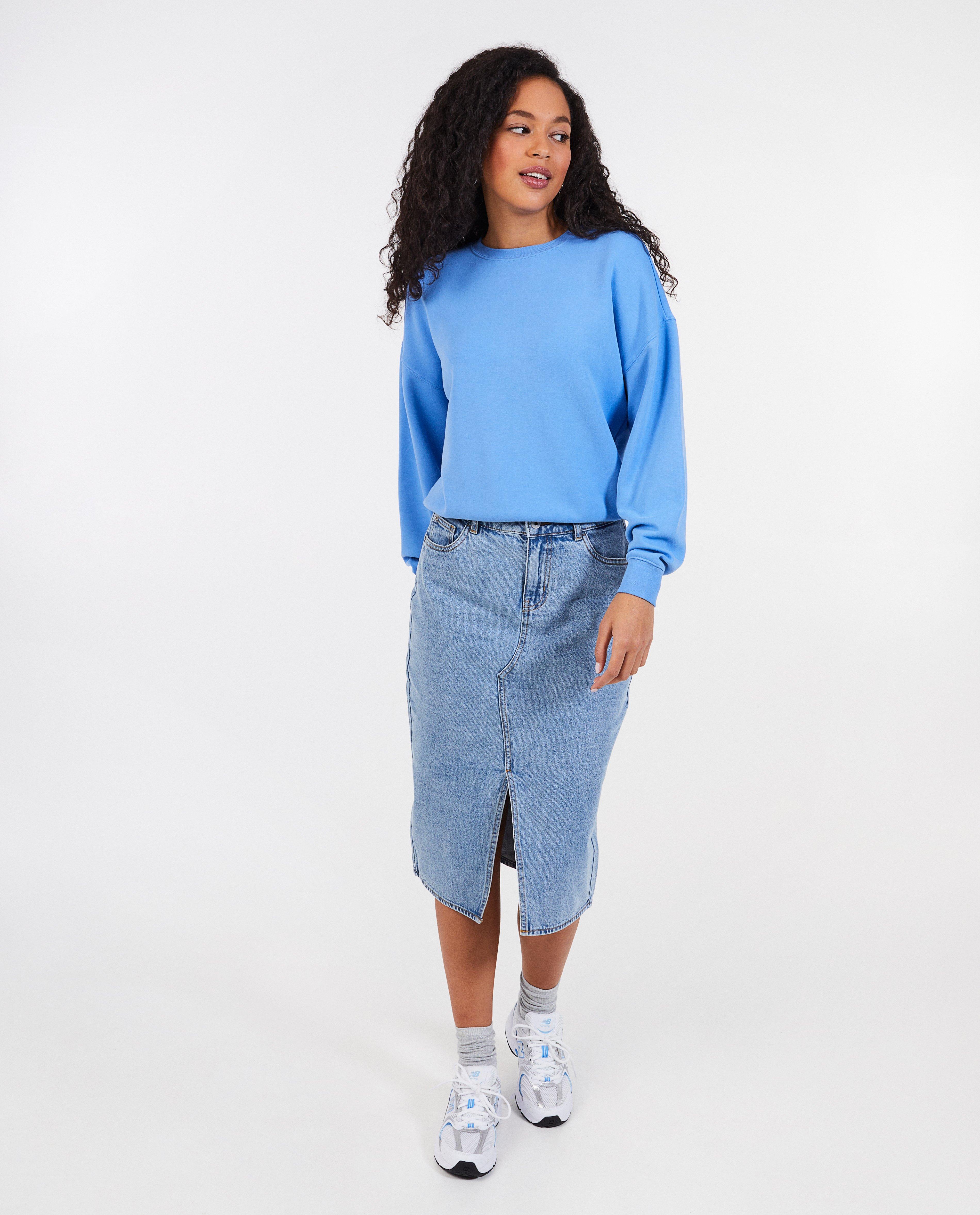 Pulover Sora Blue albastru