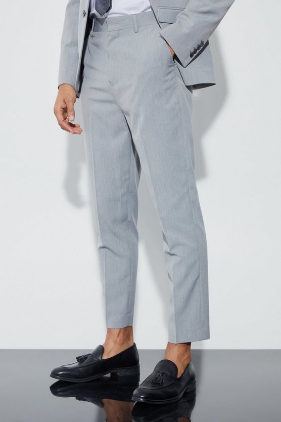 Maßgeschneiderte Hose mit hohem Bund