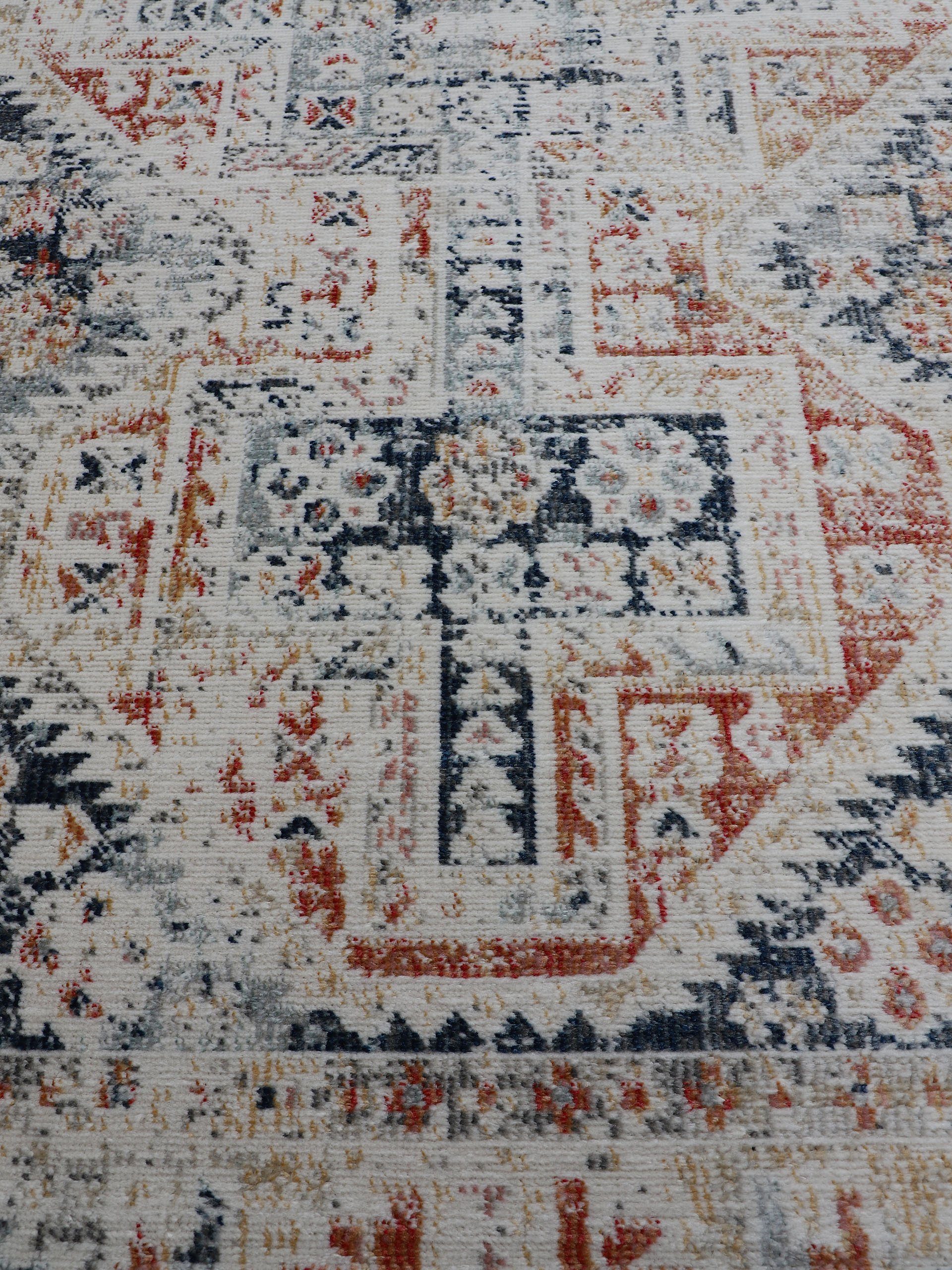 Teppich Rina, carpetfine, rechteckig, Höhe: 3 mm, Orient Vintage Look