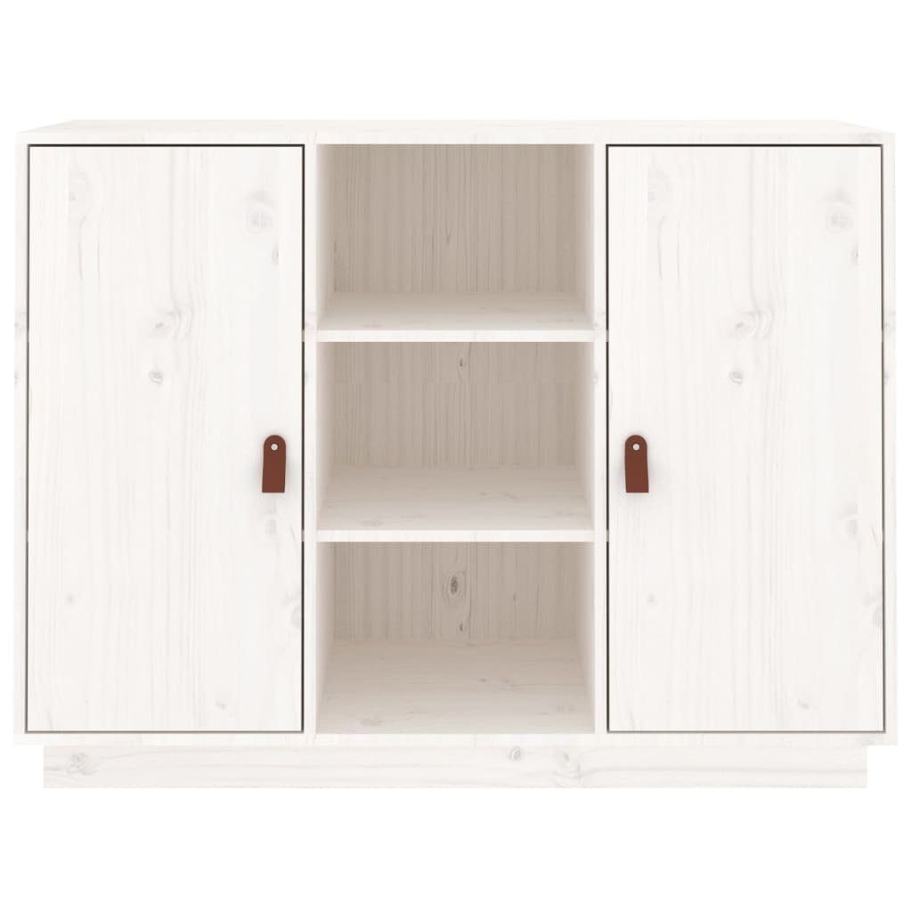vidaXL Sideboard Sideboard Weiß 100x40x75 cm Massivholz Kiefer (1 St)