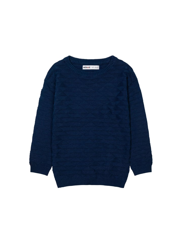 Minoti Rundhalspullover Peace 9 in blau günstig kaufen