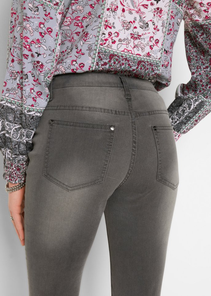 Jeans mit bequemem Bund