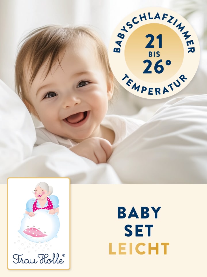 Frau Holle  BABY Bettdecke-Kissen-Set 