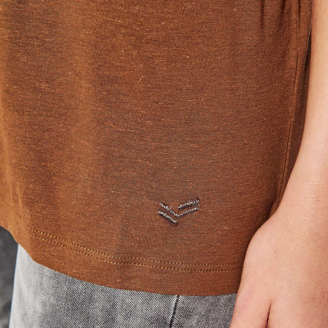 FROZ   Débardeur marron Femme
