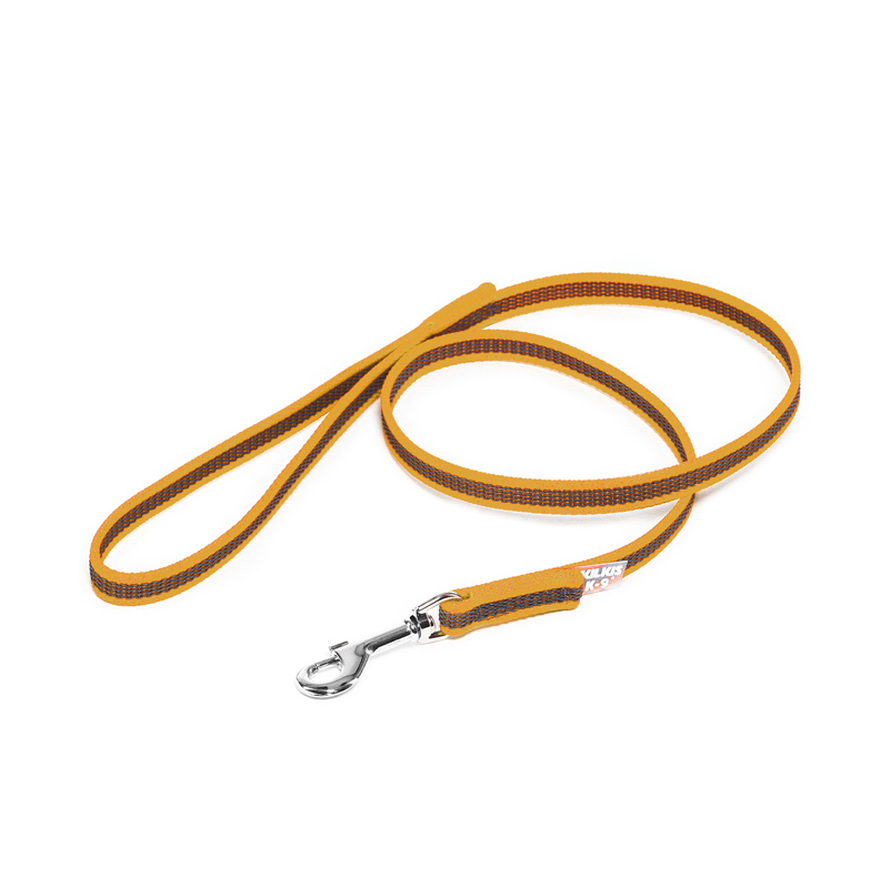 JULIUS-K9 Hundeleinen JULIUS-K9 Führleine 14mm Schlaufe 1 m orange/ grau