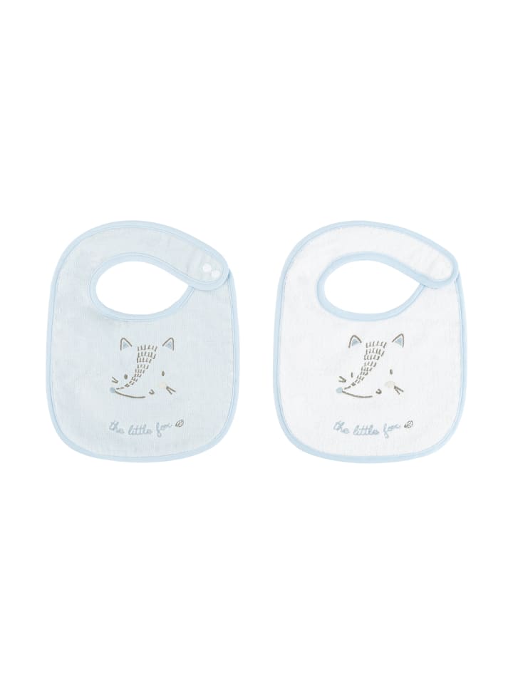 Kikkaboo Babylatz Frottee 2-teilig in blau günstig kaufen onesize