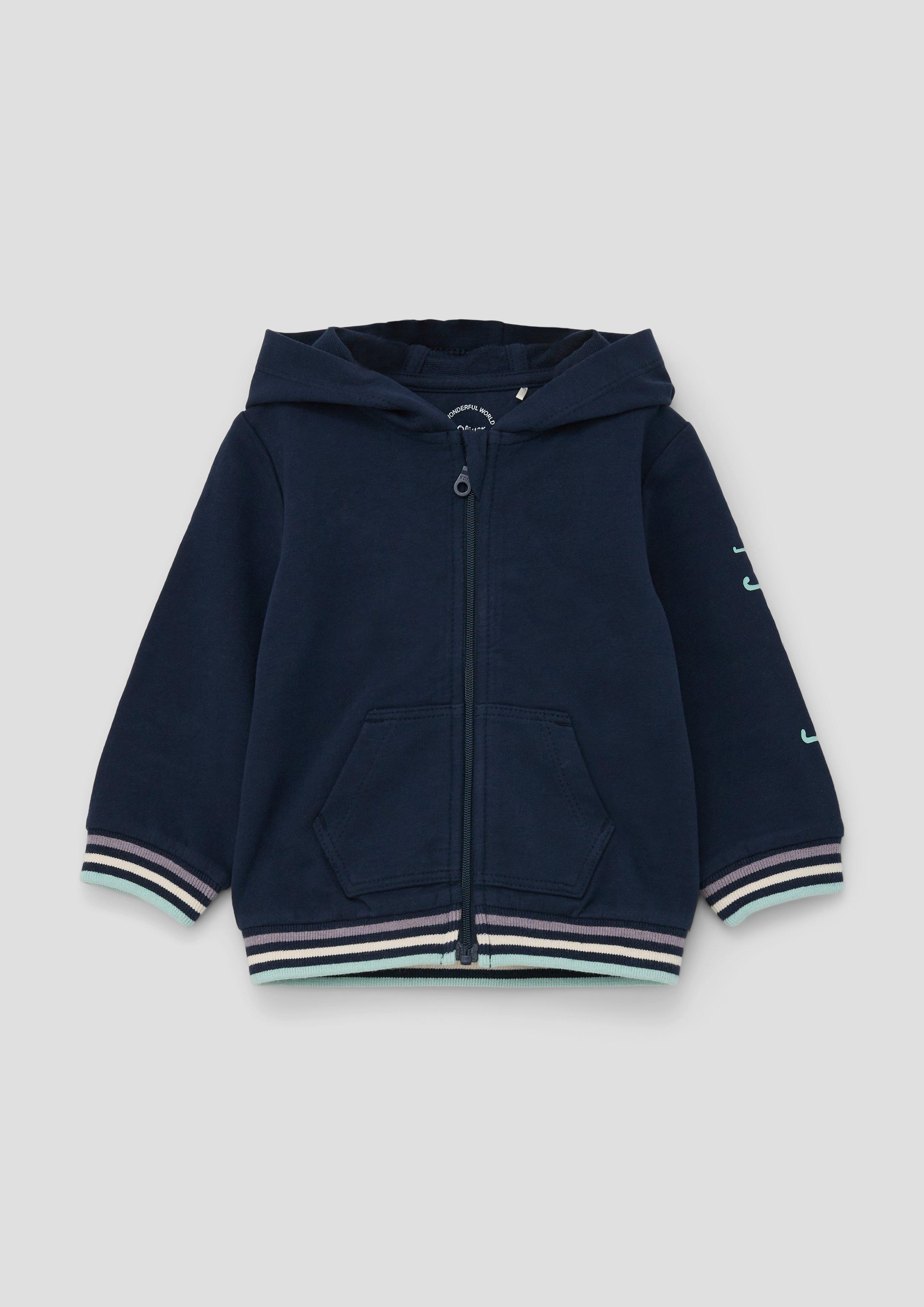 Sweatshirt-Jacke aus Baumwollstretch  2140480-5952