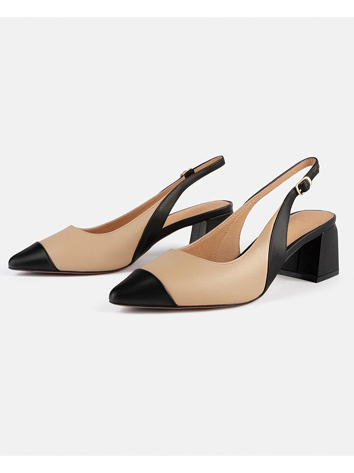 loft37 Leder-Slingpumps 