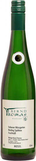 2018 Trabener Würzgarten Riesling Spätlese süß - Weingut Bernd Thomas