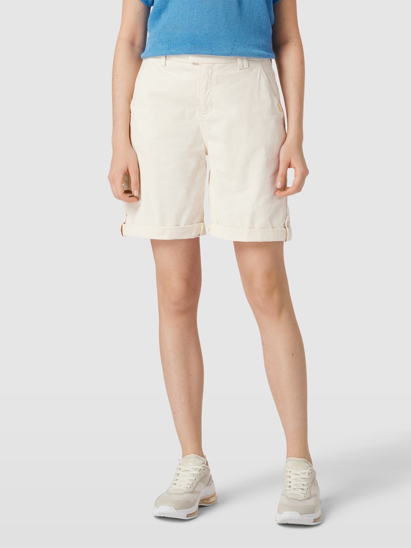 Chino-Shorts mit Eingrifftaschen Modell 'JOLANDA' in offwhite