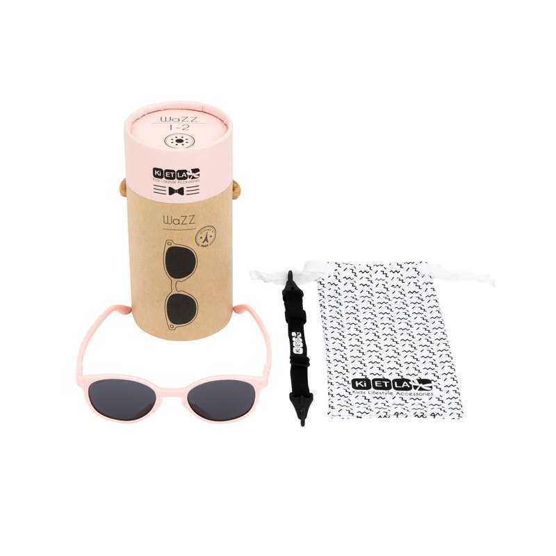 Lunettes de soleil 2-4 ans Wazz rose pâle Ki et La