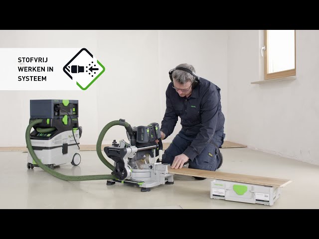 Festool 577775 akumuliatorinis kampinis pjūklas KAPEX KSC 60 EB-Basic