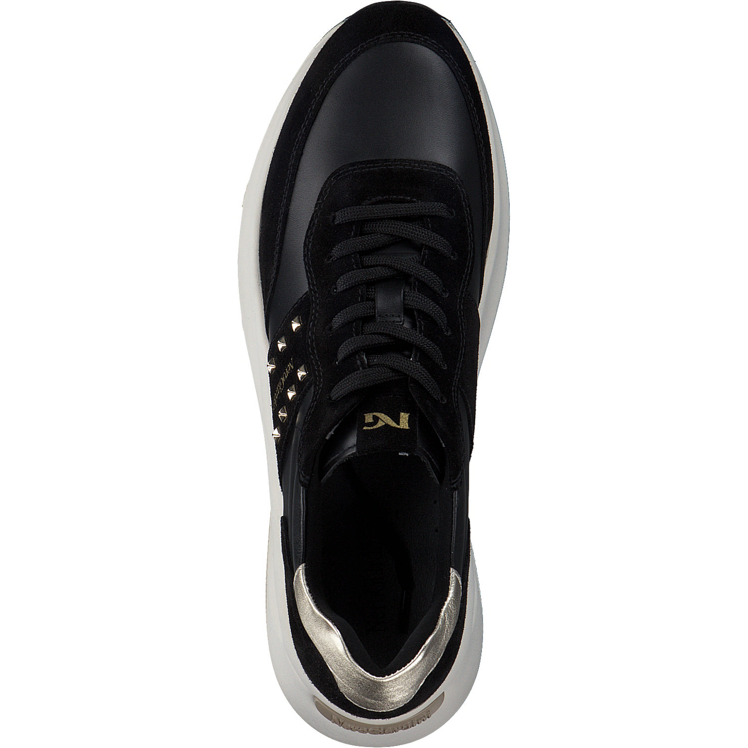 NeroGiardini I308335D, Schnürschuhe, Damen, Schwarz