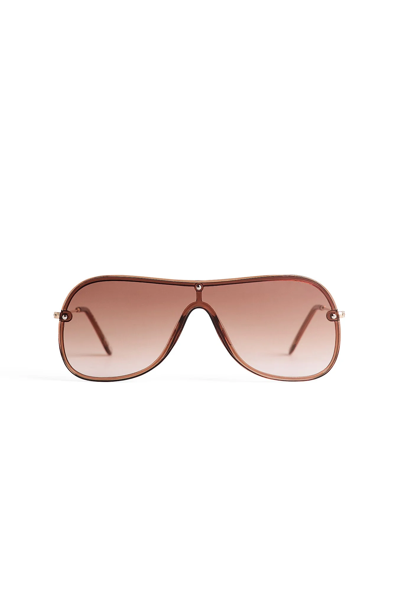 Randlose Metall-Sonnenbrille