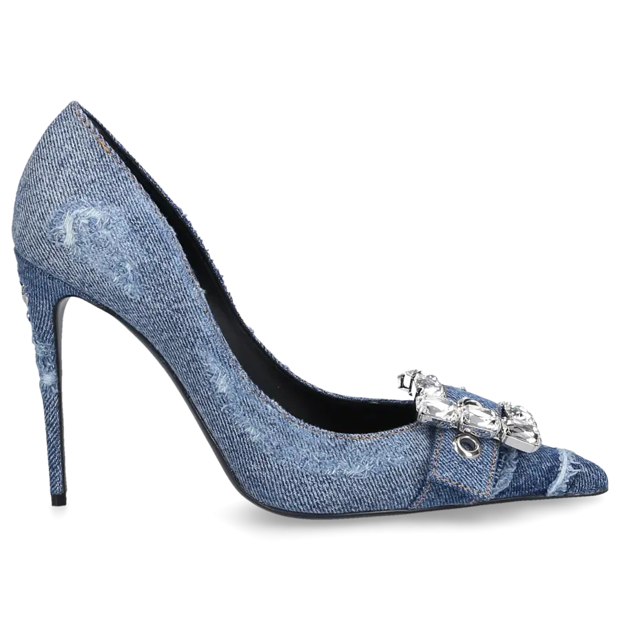 Dolce & Gabbana - Pumps AY841 Denim - blau