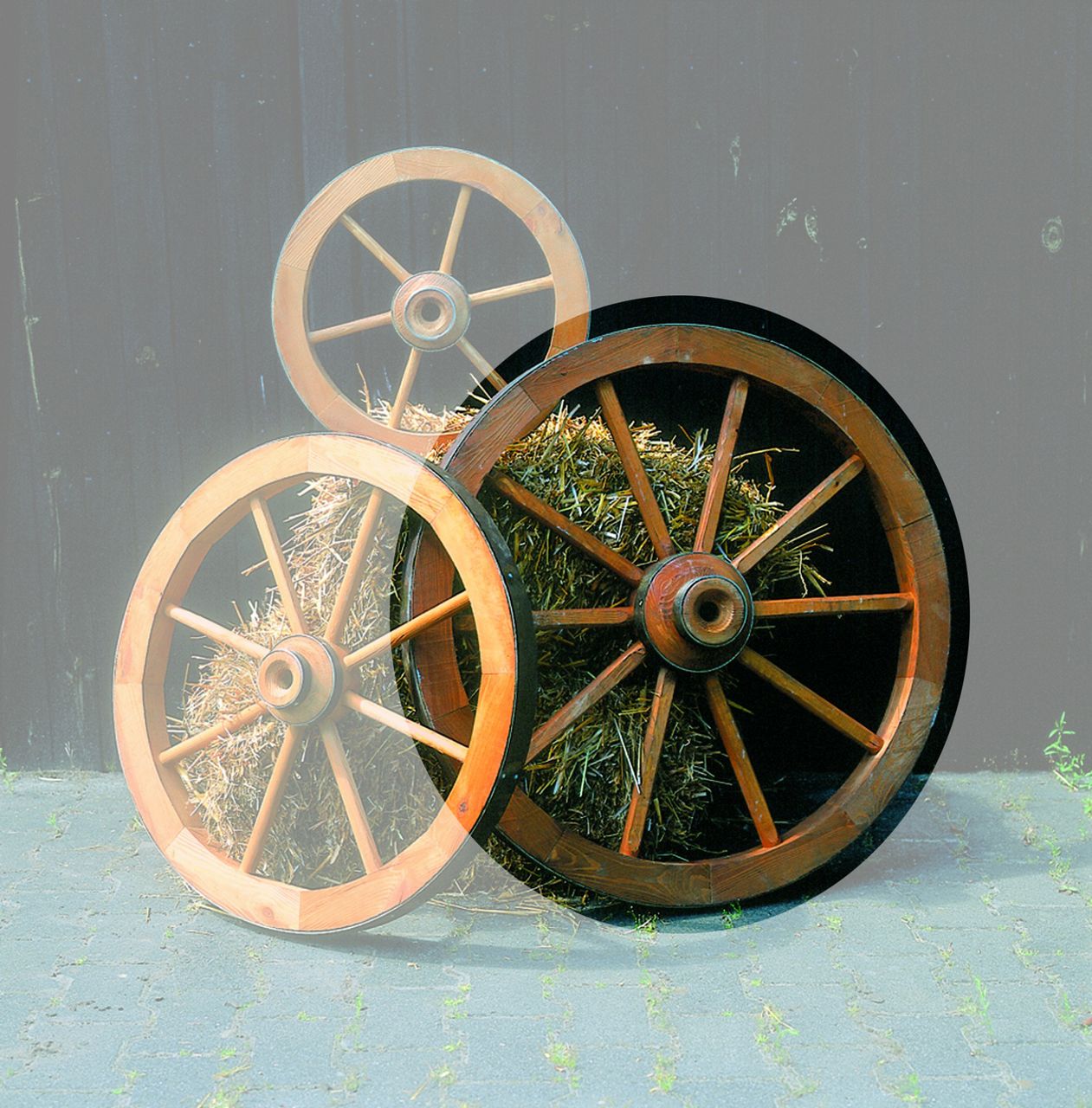 PROMEX Promadino Wagenrad groß  - Ø 90 cm