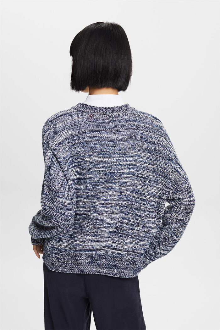 Rundhals-Pullover, Baumwollmix