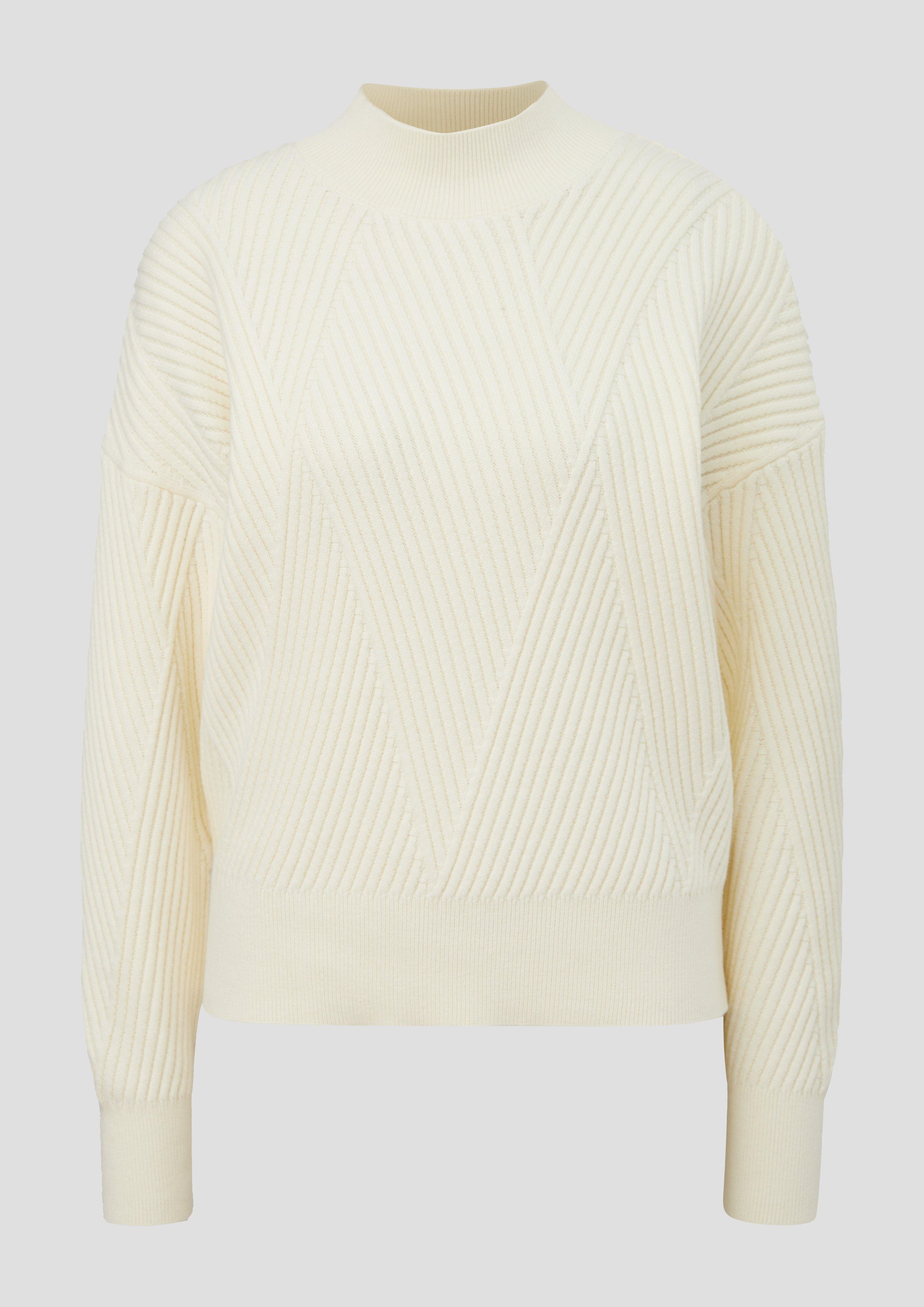 Strickpullover mit Strukturmuster  2134463-0700