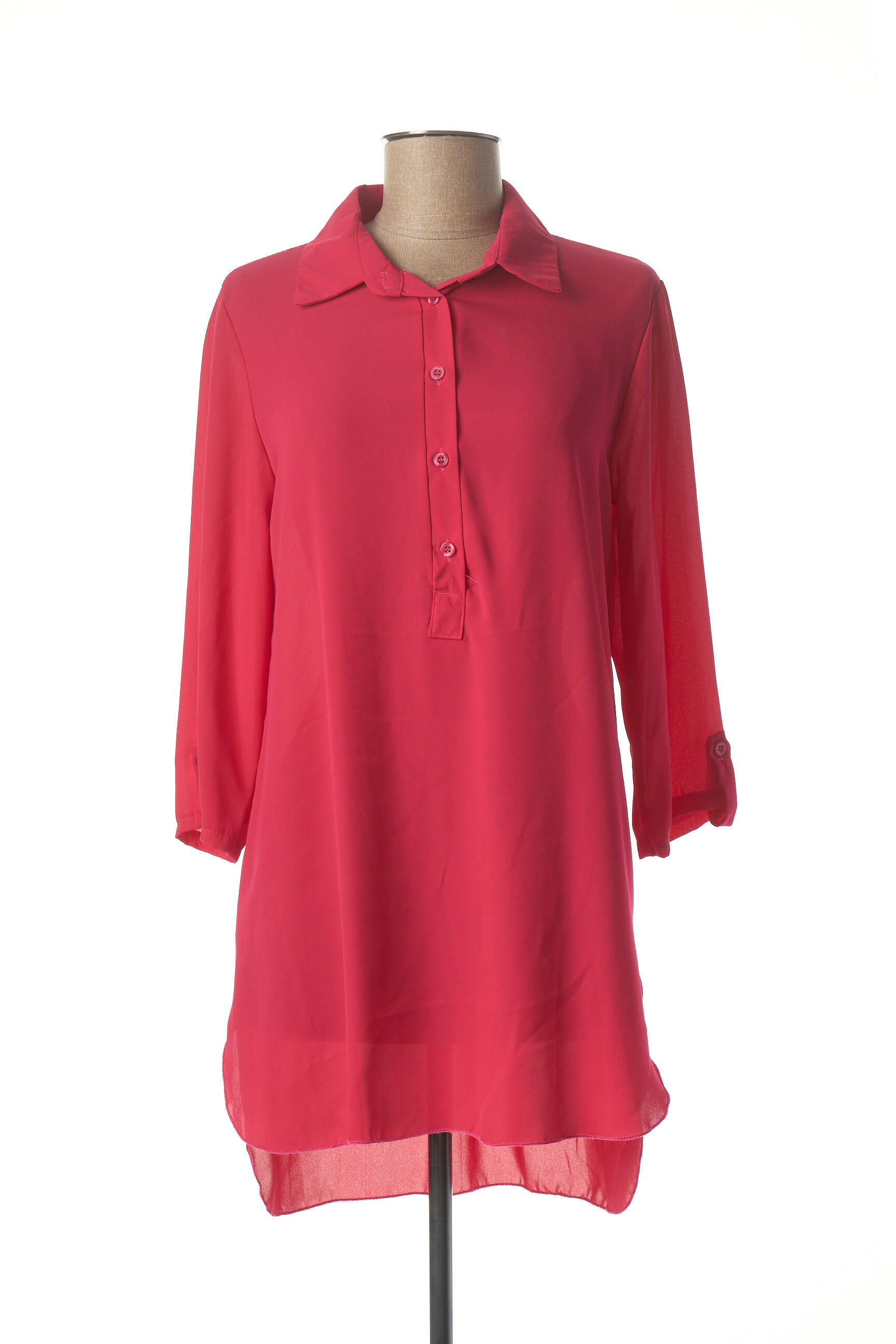 Minsk Tuniquemanchelongue Femme couleur rouge