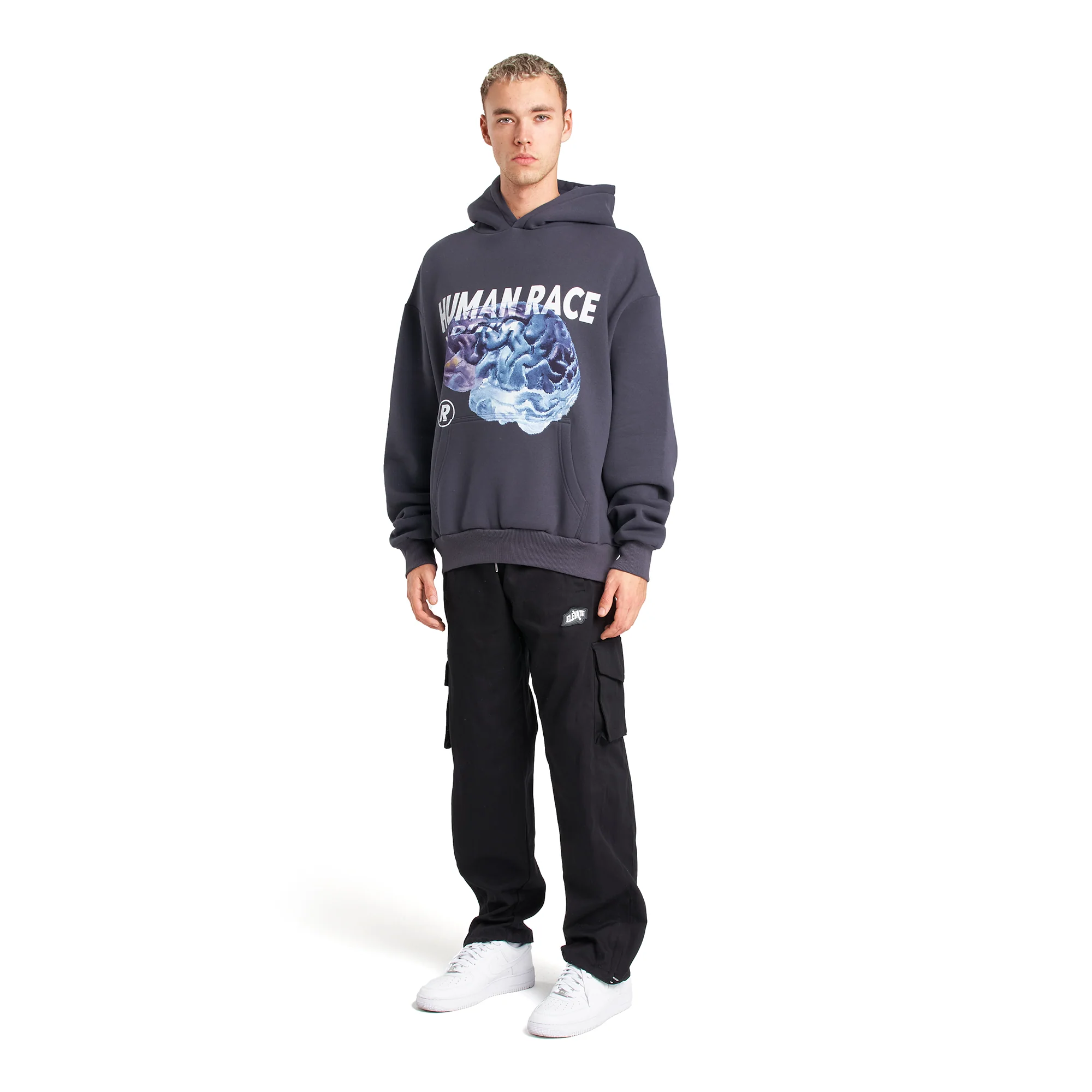 Magic Brain Human Race Washed Hoodie