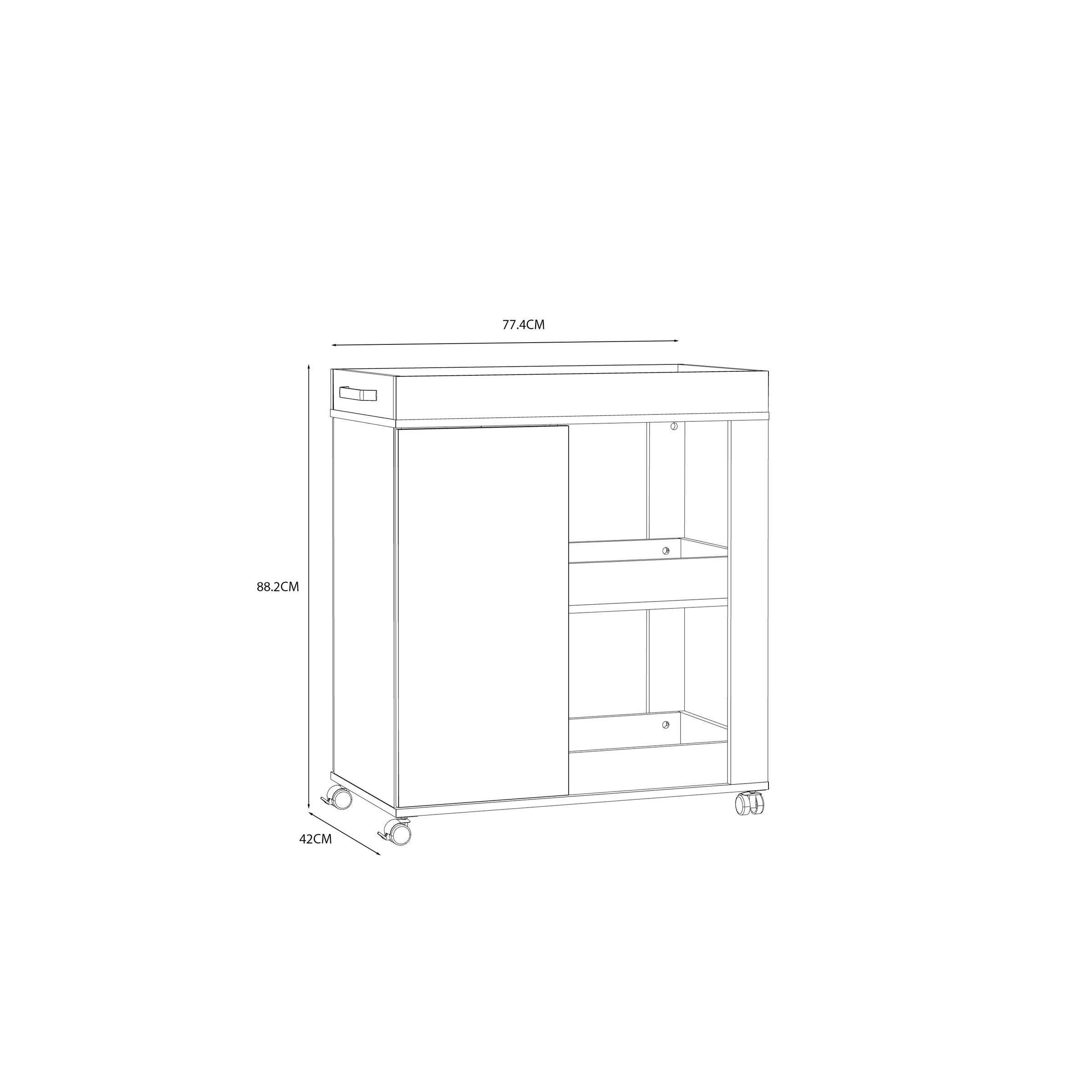 möbelando Barschrank Barschrank 
