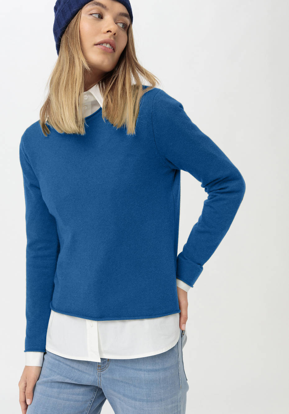 FTC X HESSNATUR Pullover aus reinem Kaschmir