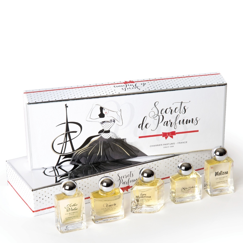Charrier COFFRET SECRETS DE PARFUMS Coffret de 5 miniatures d'Eaux de Parfum