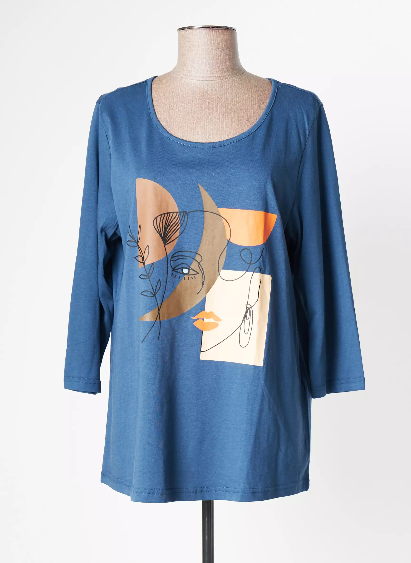 Ciso Tshirts Femme couleur bleu