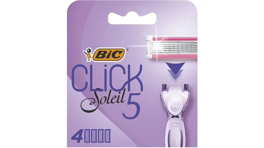 BIC Lady Rasierer Klingen Soleil Click