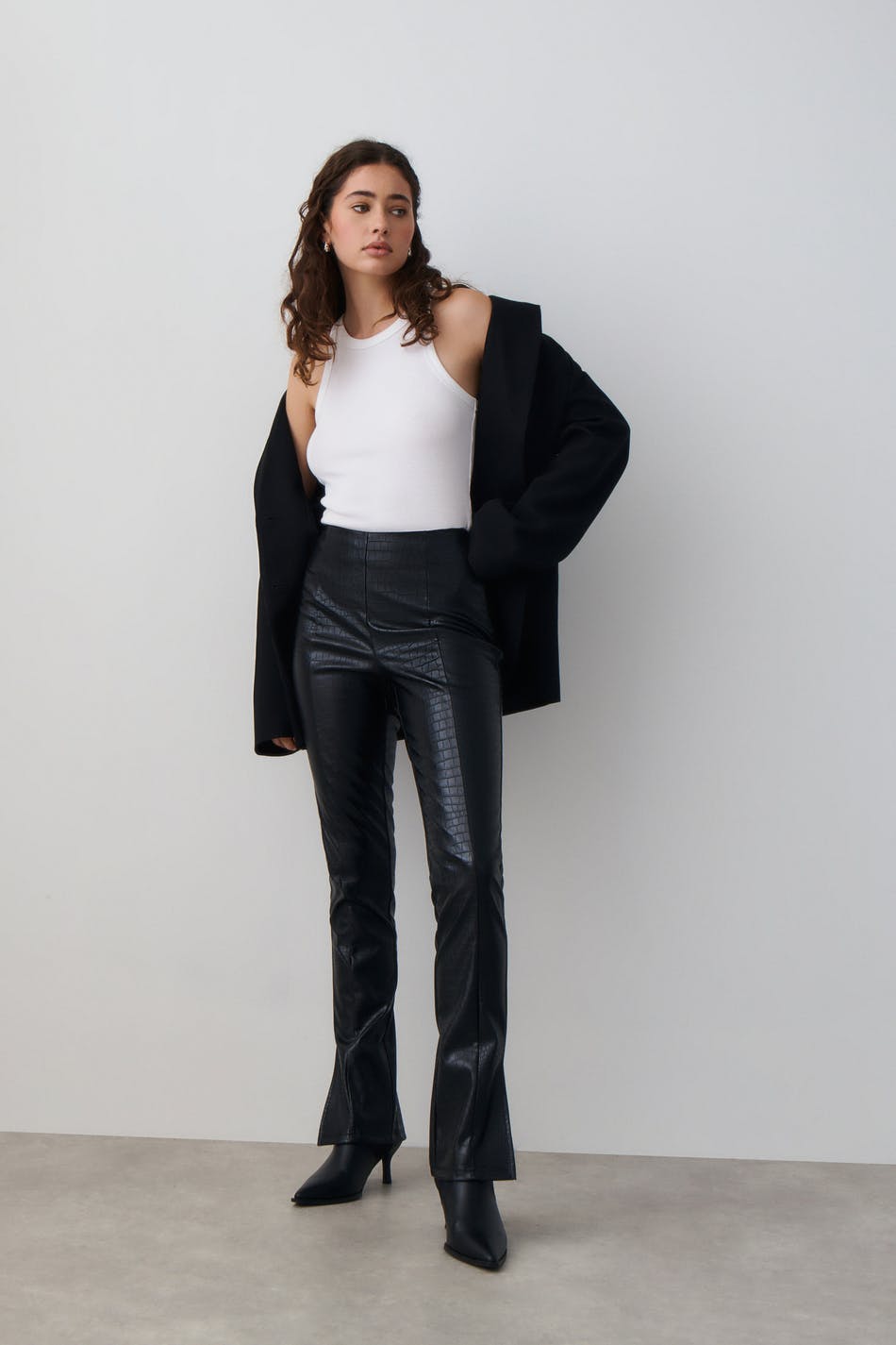 Mollie slit trousers