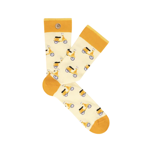Robin & Emilie yellow socks