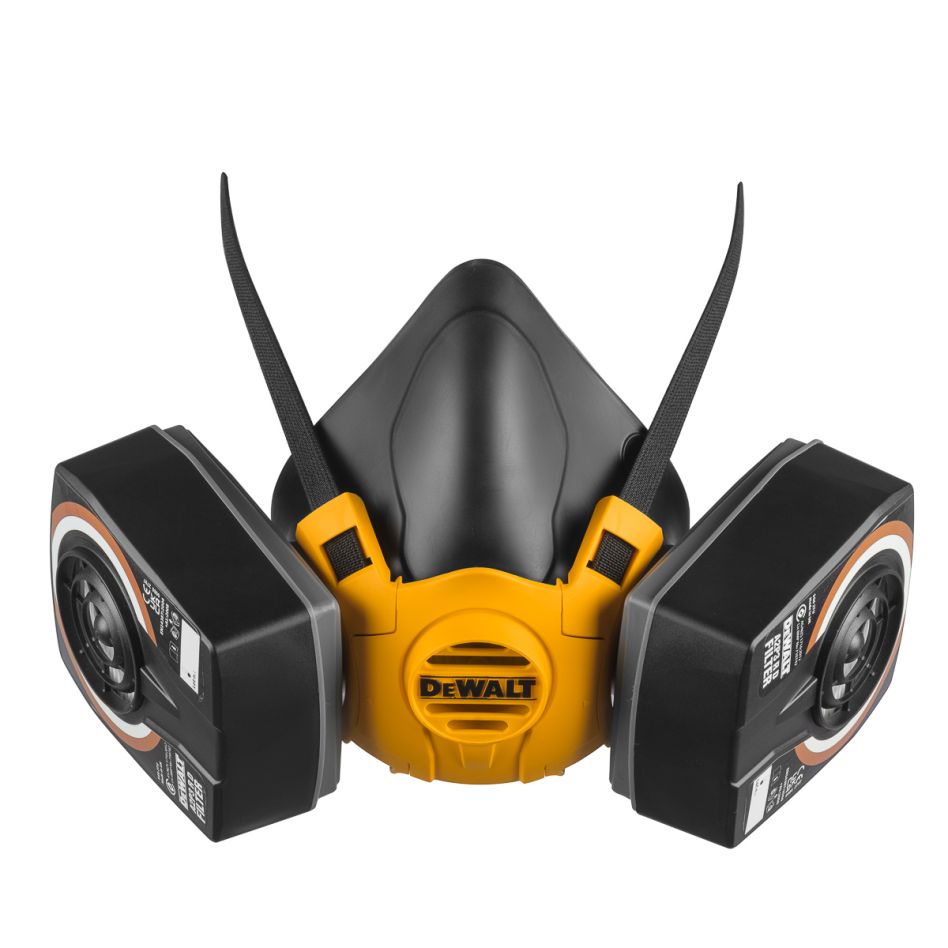 Mască de protecție ușoară DeWalt Accessories DXIR1HMLA2P3 cu filtre A2P3 - Mărimea L