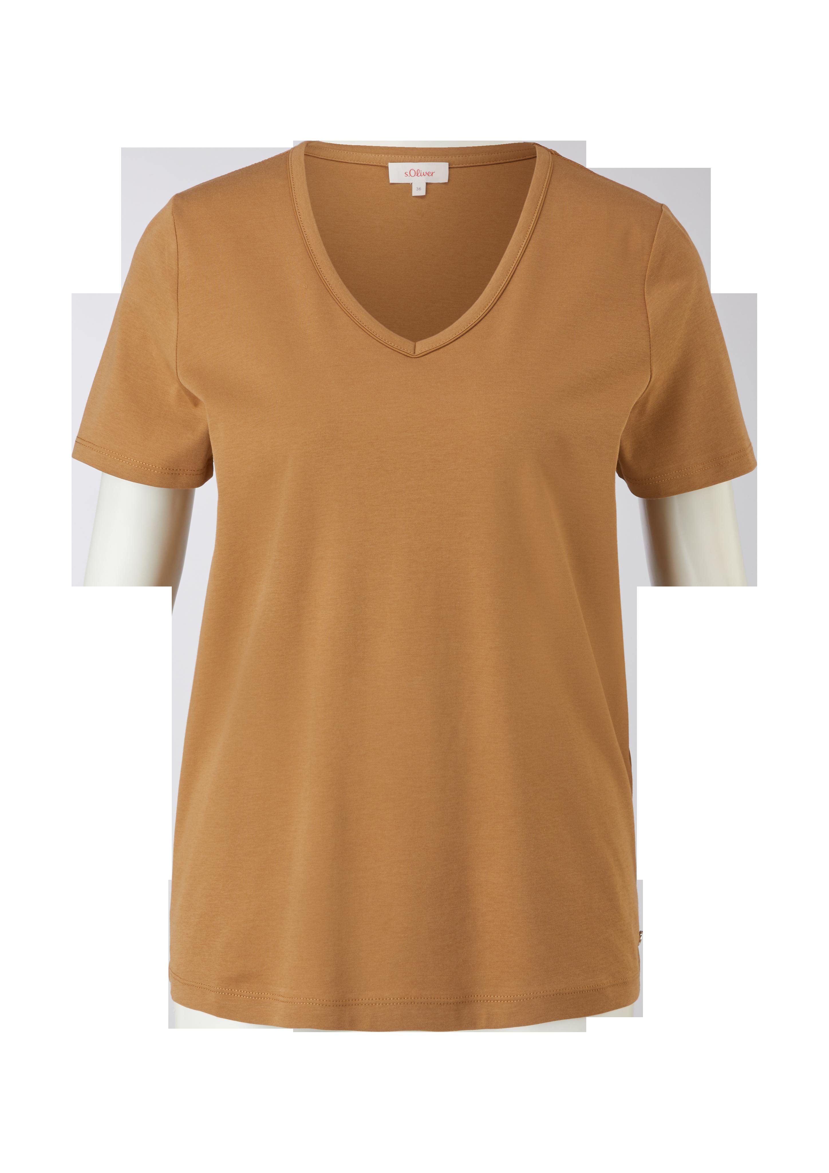 Jerseyshirt mit V-Neck  2122622-8469