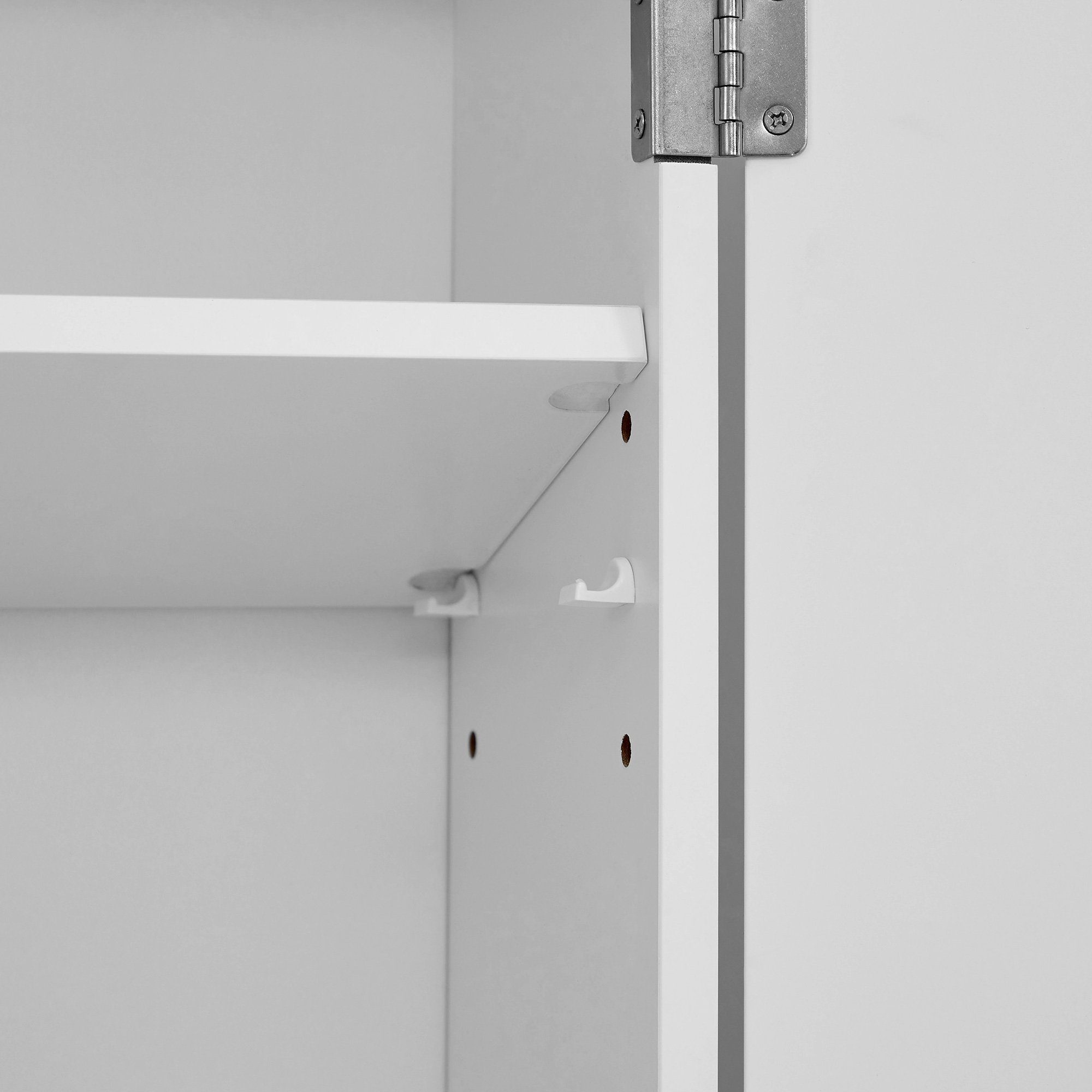 VASAGLE Hängeschrank Badezimmerschrank verstellbare Regalebenen