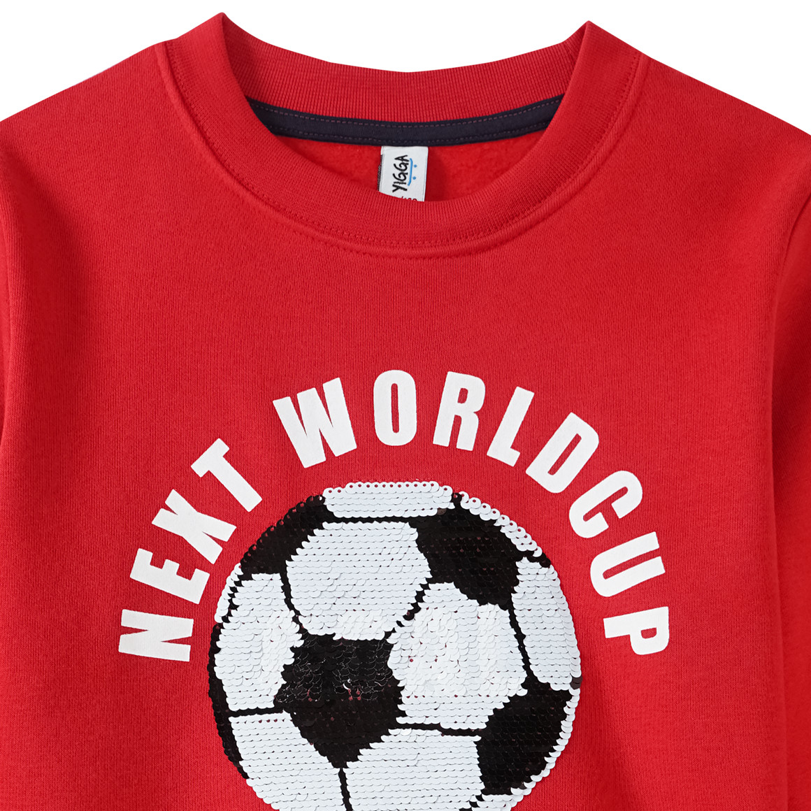 Jungen Sweatshirt mit Wendepailletten