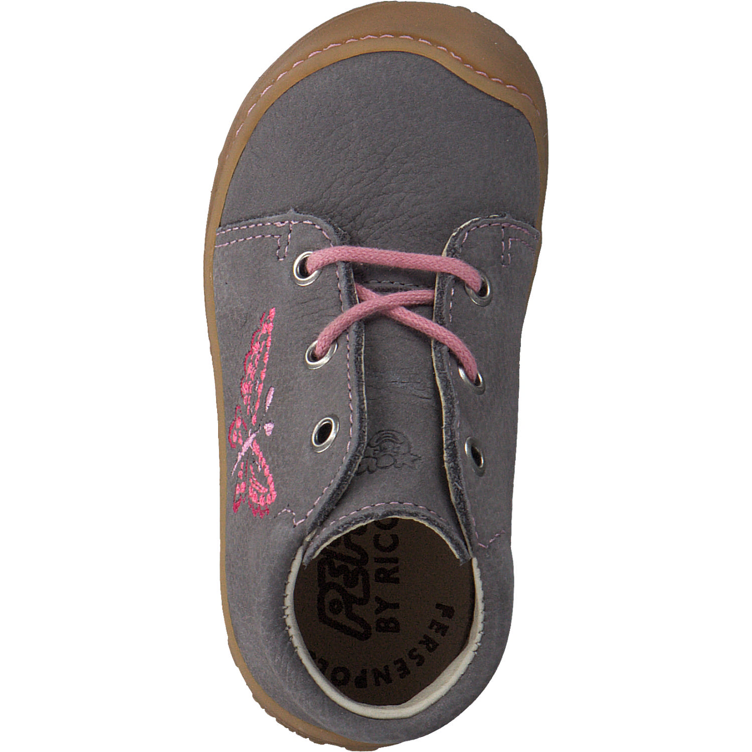 Ricosta Lucky 1201202, Krabbel- & Lauflernschuhe, Kinder, Grau